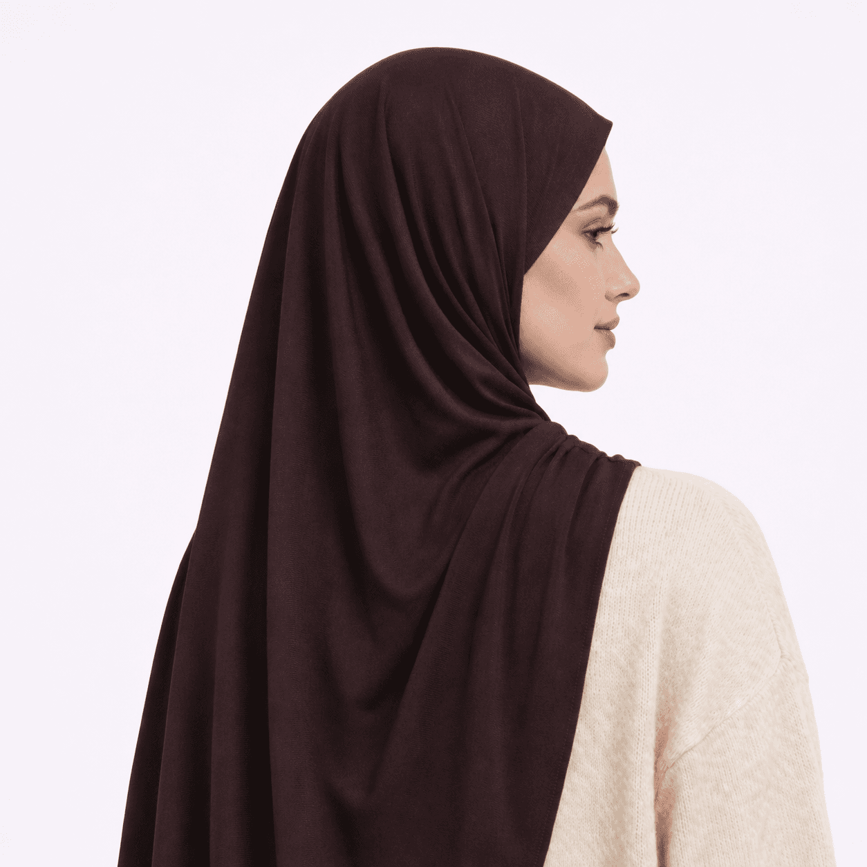 Breathable Bamboo Jersey Hijab — Stretchy Turban Headscarf — Bamboo Jersey (Polyester/Spandex) hijab wholesale OEM/ODM | QIUYAN