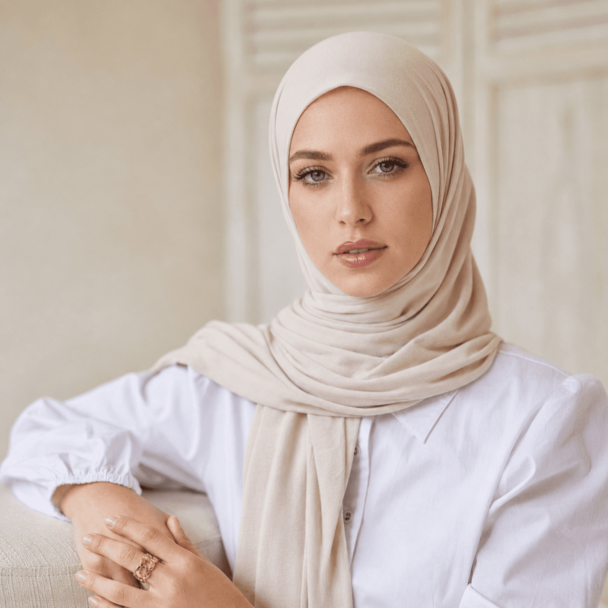 Mercerized Cotton Jersey Hijab — Modal Viscose Blend — Mercerized Modal/Viscose/Cotton Jersey hijab wholesale OEM/ODM | QIUYAN