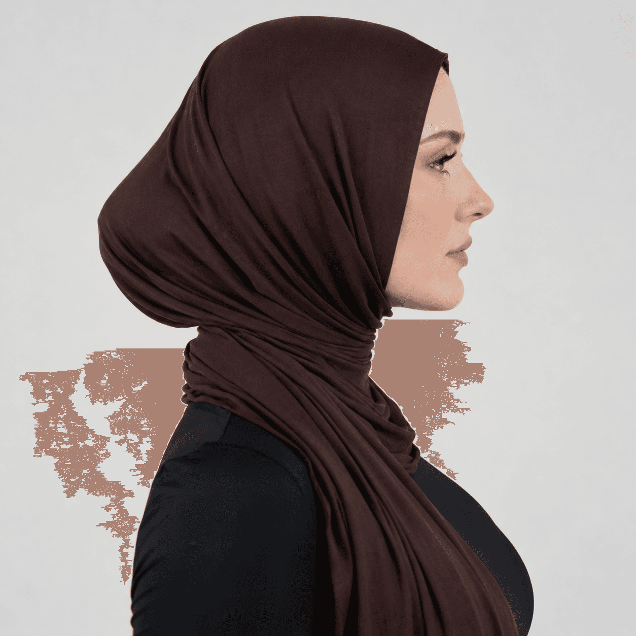 Soft Cotton Jersey Scarf — Mercerized with Ear Holes — Mercerized Cotton Jersey hijab wholesale OEM/ODM | QIUYAN