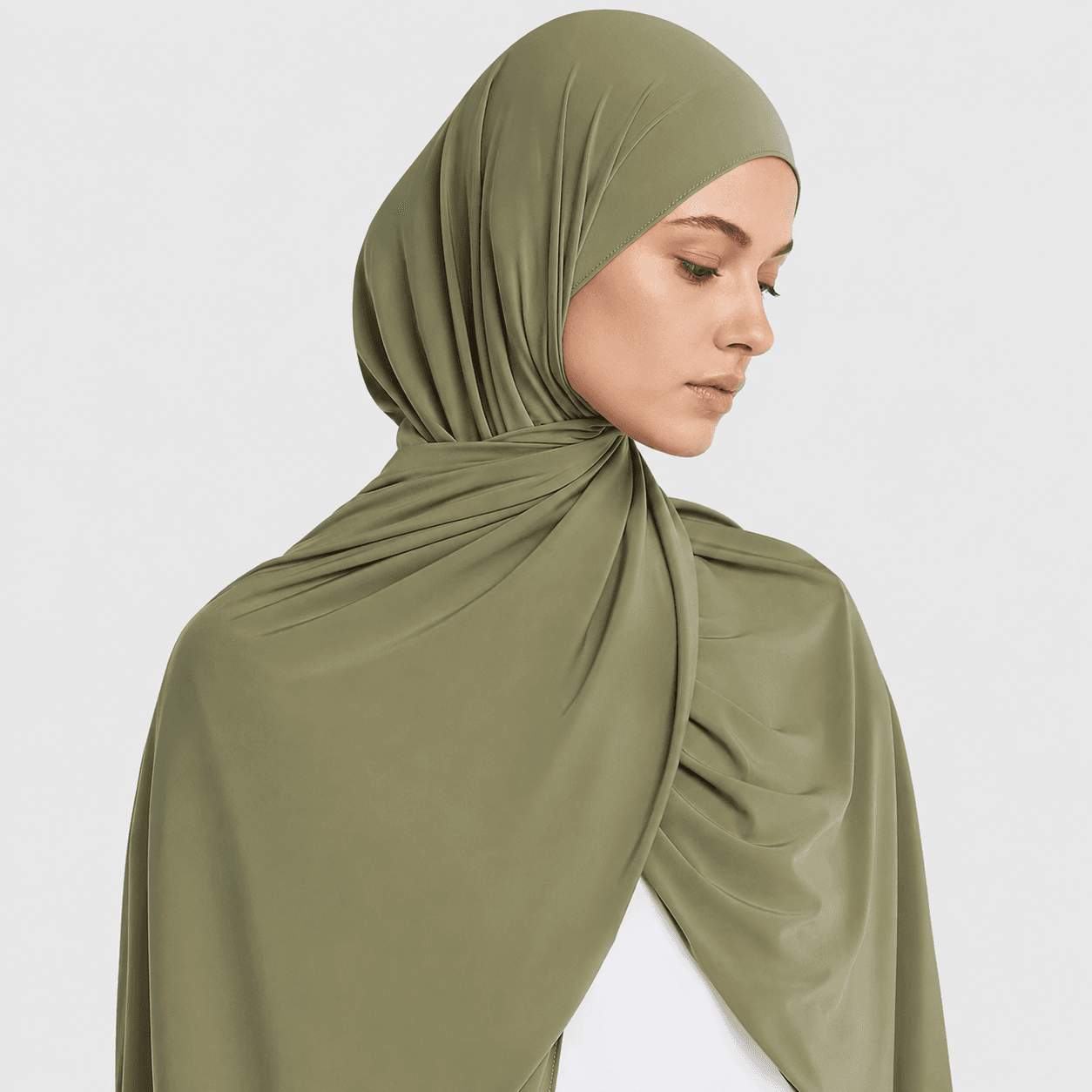 Premium Liquid Jersey Hijab — High Elastic, Drapey — Premium Liquid Jersey hijab wholesale OEM/ODM | QIUYAN