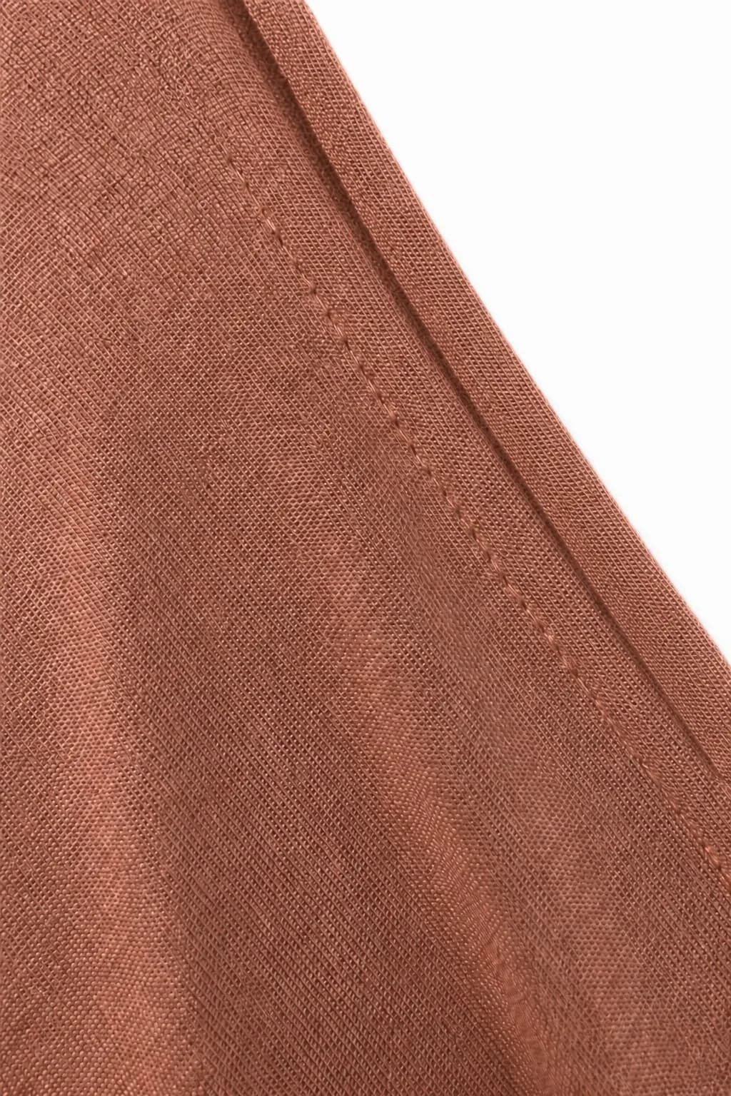 Private Label Bamboo Jersey Hijab — Wholesale Breathable, OEM Manufacturer | Terracotta Solid Collection — Bamboo Jersey hijab, 50 pcs MOQ, OEM/ODM wholesale | QIUYAN — view 6