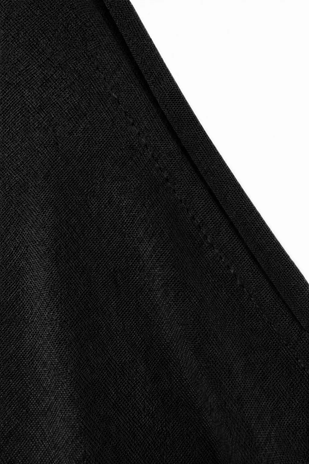 Private Label Cotton Jersey Hijab — Wholesale Solid Black, OEM Manufacturer | Essential Everyday Collection — Mercerized Cotton Jersey hijab, 50 pcs MOQ, OEM/ODM wholesale | QIUYAN — view 4