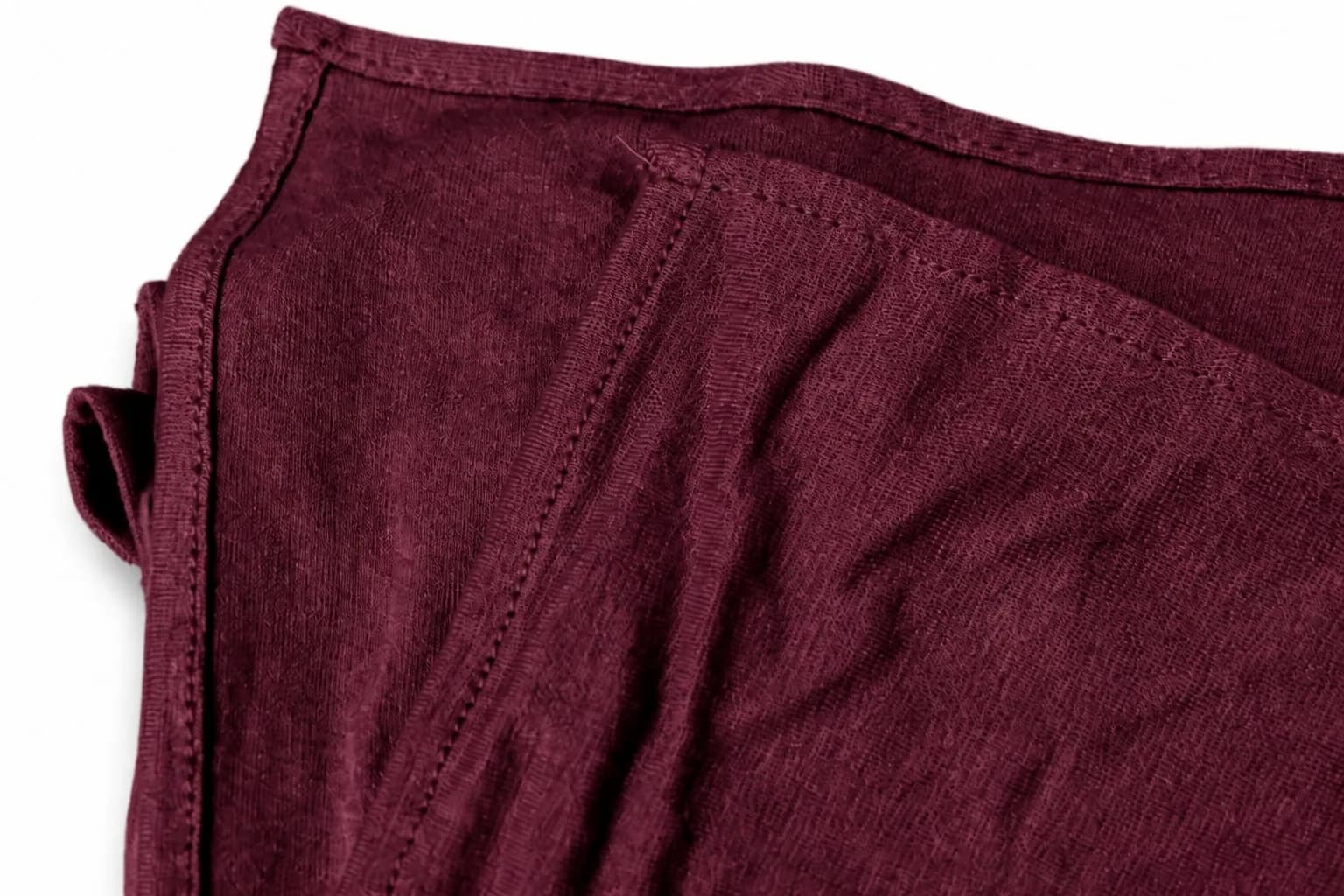 Private Label Liquid Jersey Hijab — Wholesale Silky Drape, OEM Manufacturer | Burgundy Solid Collection — Liquid Jersey hijab, 50 pcs MOQ, OEM/ODM wholesale | QIUYAN — view 6