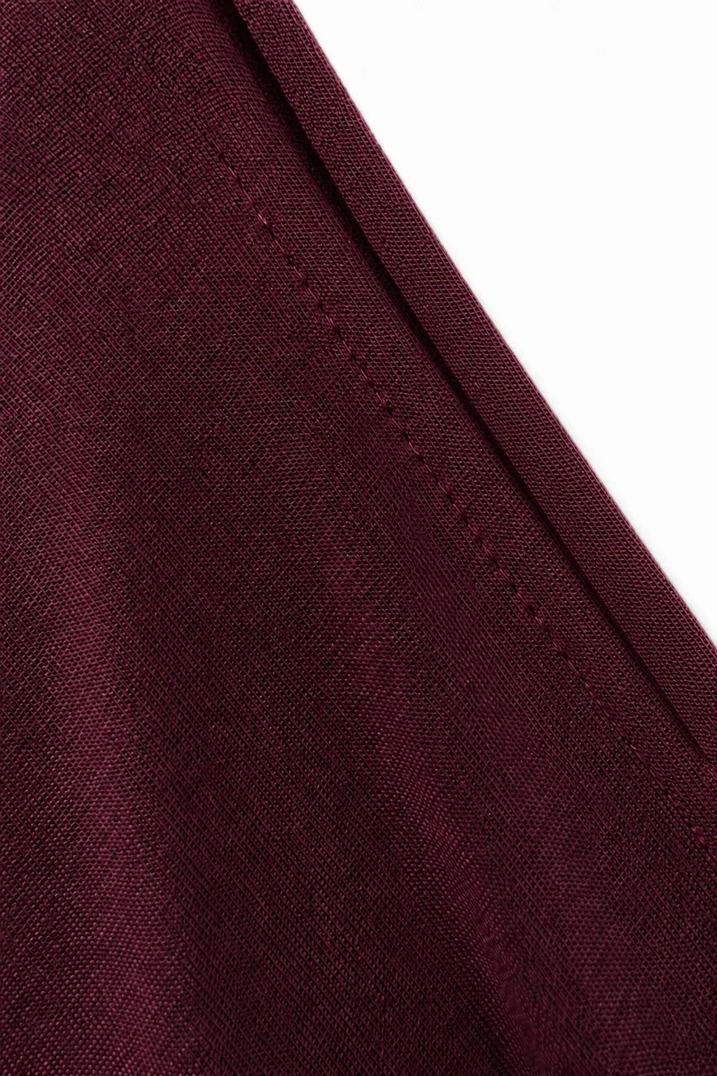 Private Label Liquid Jersey Hijab — Wholesale Silky Drape, OEM Manufacturer | Burgundy Solid Collection — Liquid Jersey hijab, 50 pcs MOQ, OEM/ODM wholesale | QIUYAN — view 7