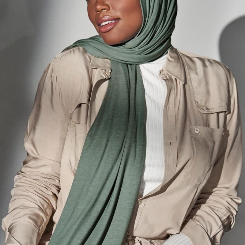 Mercerized Cotton Jersey Hijab — Modal Viscose Blend — Mercerized Modal/Viscose/Cotton Jersey hijab wholesale OEM/ODM | QIUYAN