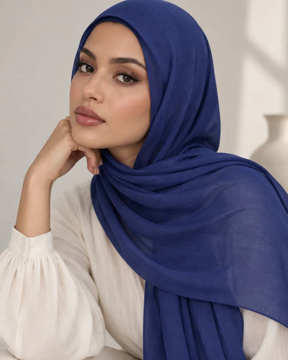 Custom Lenzing Modal Hijab — Wholesale Supplier & Manufacturer | OEM Private Label Factory — Lenzing ECOVERO Modal hijab, 50 pcs MOQ, OEM/ODM wholesale | QIUYAN