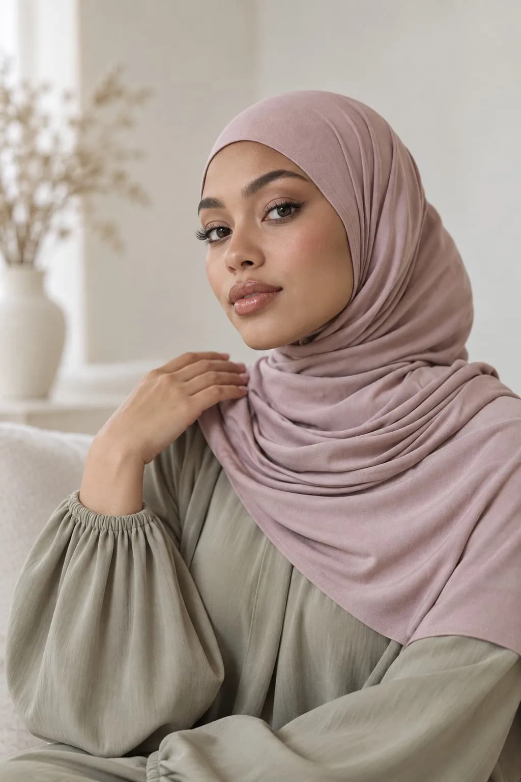 Cotton Jersey Hijab Wholesale Supplier | Custom OEM & Private Label Hijab Manufacturer — Mercerized Cotton Jersey hijab, 50 pcs MOQ, OEM/ODM wholesale | QIUYAN