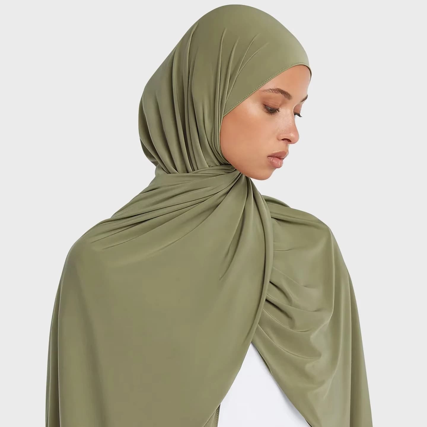 Premium Liquid Jersey Hijab — High Elastic, Drapey — Premium Liquid Jersey hijab wholesale OEM/ODM | QIUYAN